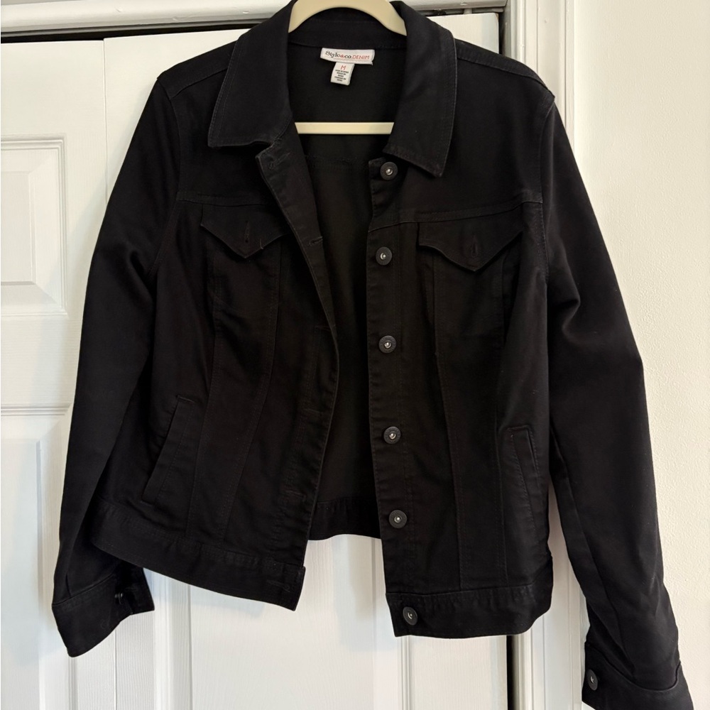 Women's Black Denim Jacket